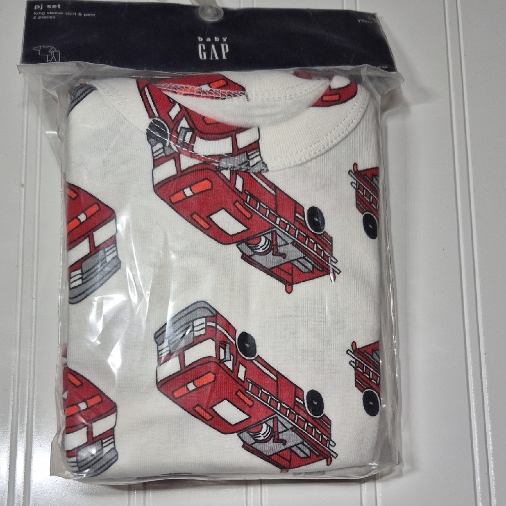 Baby Gap Firetruck Pajamas